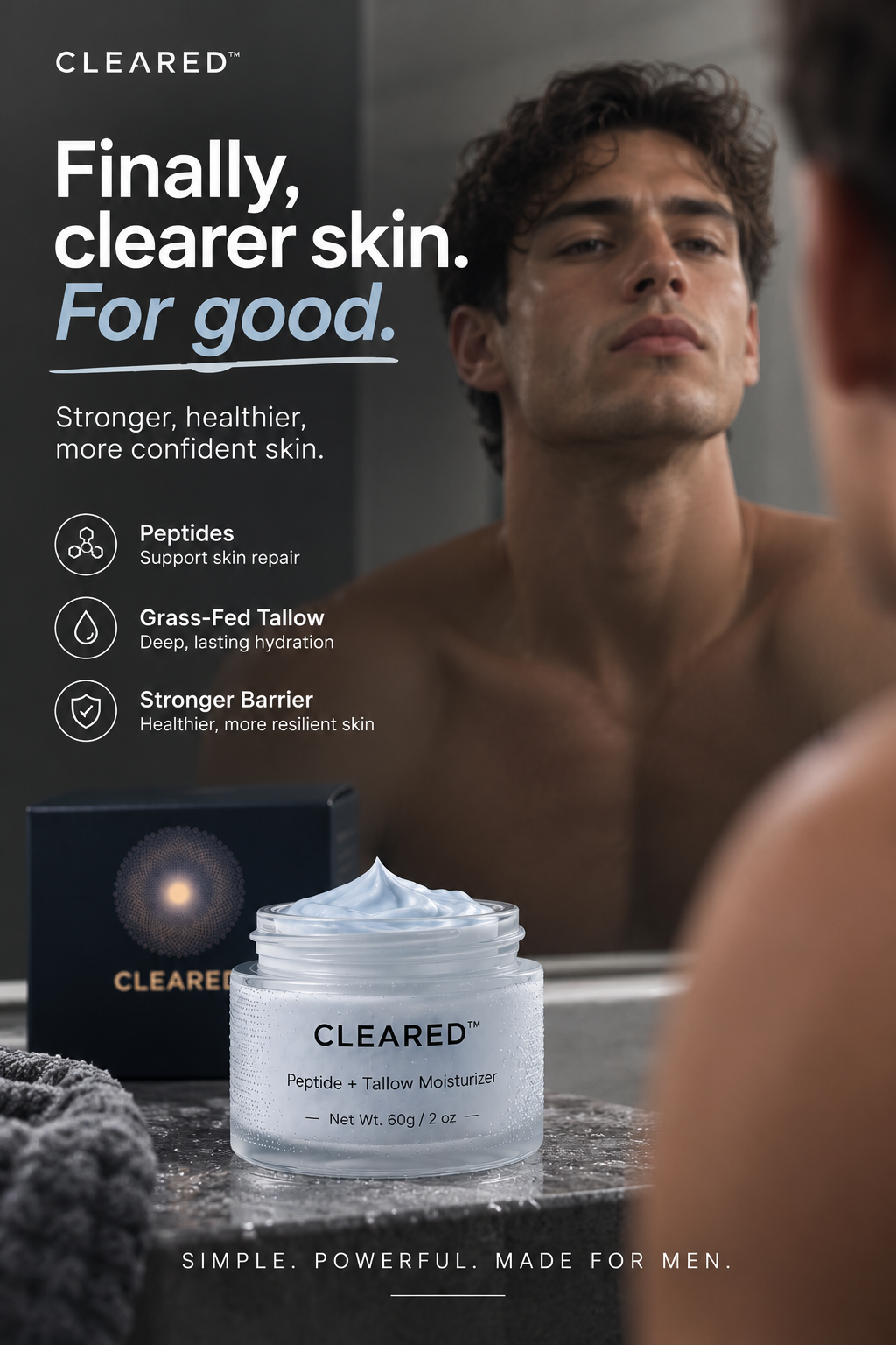 Finally, clearer skin. For good.